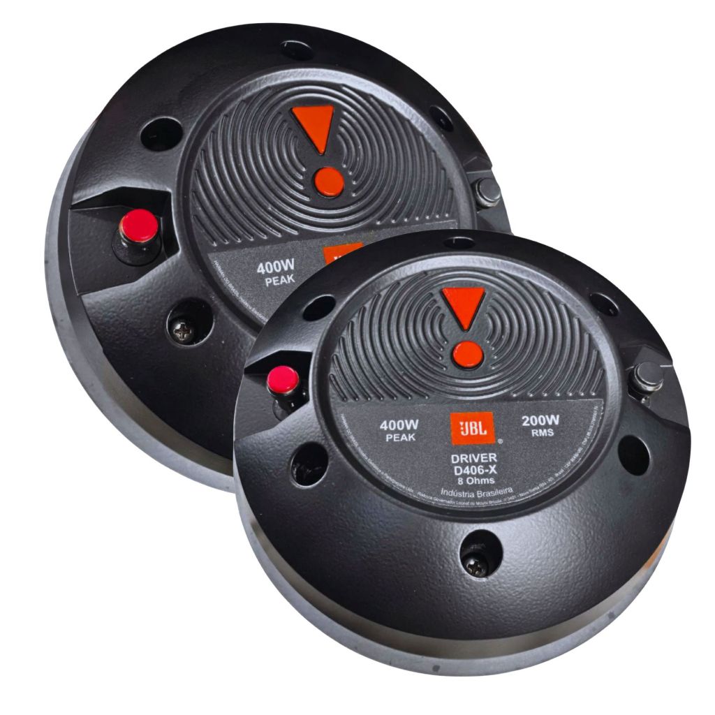 Kit 2 Driver JBL D406 X 200W Rms 8Ohms Preto | Shopee Brasil