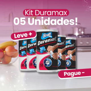 Kit com 05 Panos Multiuso Branco Duramax Scott em Oferta na Shopee