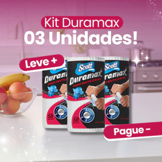 Kit com 03 Panos Multiuso Branco Duramax Scott em Oferta na Shopee