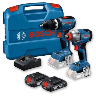 Chave De Impacto Gdx 18v-285 + Furadeira Gsb 18v-65 Com Baterias 18V Bosch em Oferta na Shopee