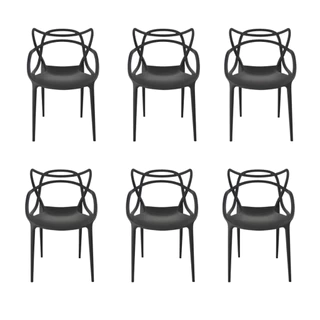 Kit 6 Cadeiras Allegra Jantar Restaurante Bar Igreja Area Gourmet Super Reforçada Premium