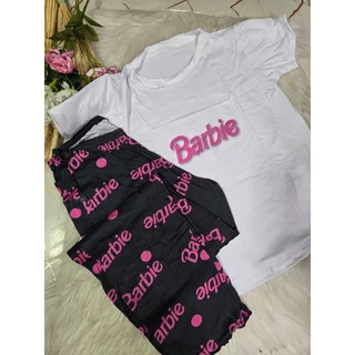 pijama de calça (frio) Barbie em Oferta na Shopee