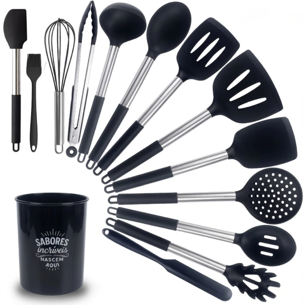 Conjunto Premium de Utensílios de Cozinha