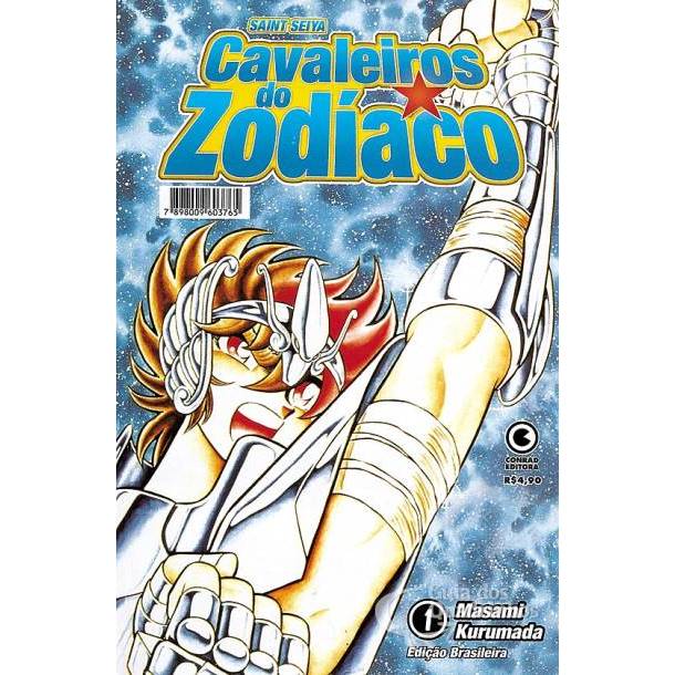 Mangá Cavaleiros do Zodíaco 2º Edição | Vol. 1-48 Editora Conrad