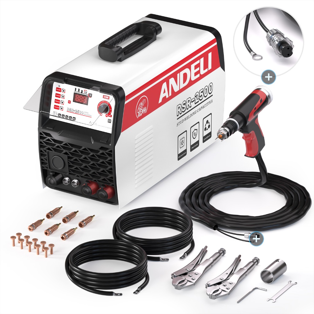 Pronto Entrega Máquina De Solda Capacita Stud Welding 220V RSR-2500/3500 220v M3 até M10 M12 TOP