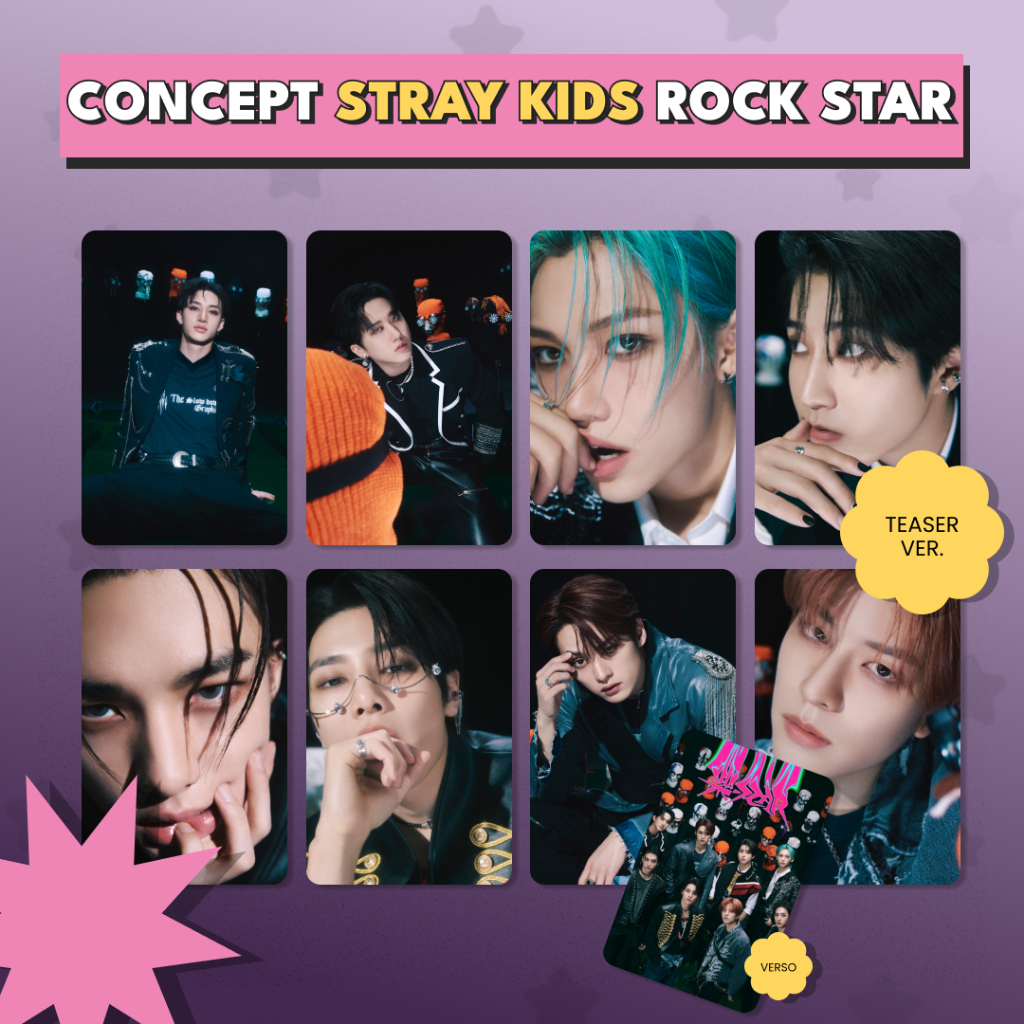 BG76.Stray.Kids - Photocards fandmade K-pop - cards colecionáveis