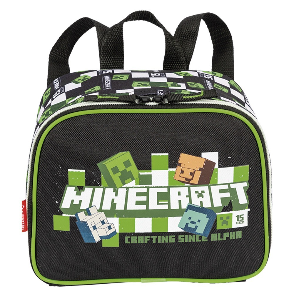 Lancheira Térmica Escolar Minecraft Plus 15 Anos Sestini | Shopee Brasil
