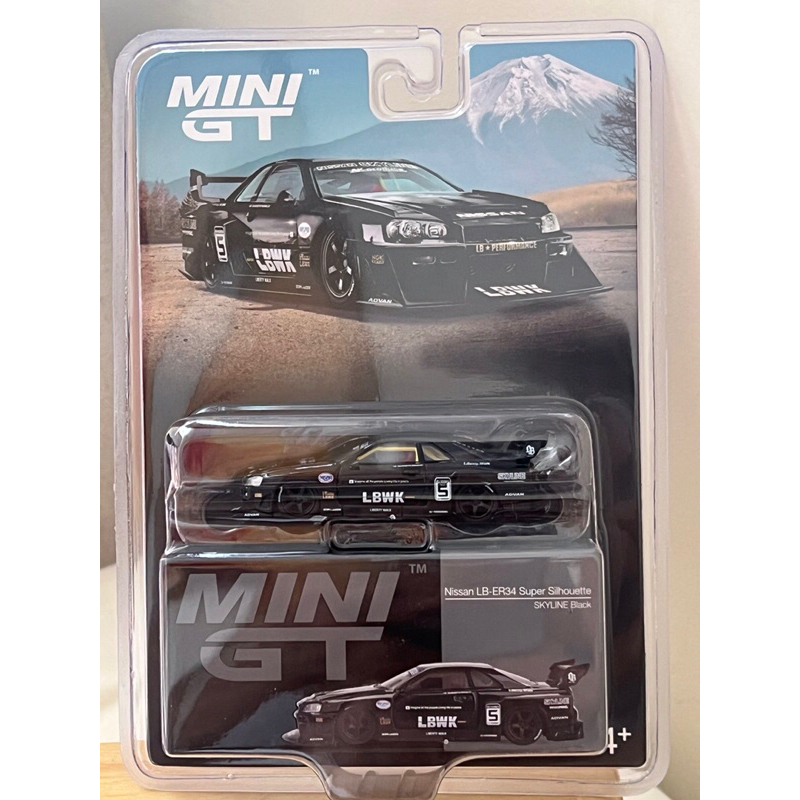MiniGT Nissan Skyline R34 LBWK Super Silhouette | Shopee Brasil