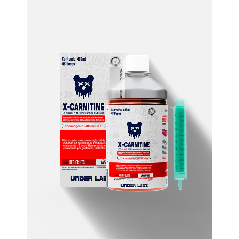 l carnitina ou termogenico Liquida X Carnitine Under Labz 480ML Caffeine Free Practitioner-Grade