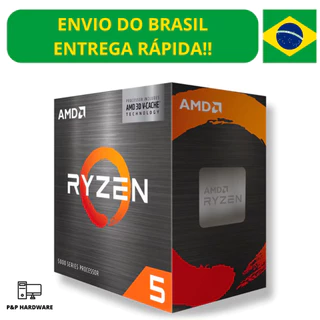 Processador AMD Ryzen 5 5500X3D, 3GHz (4GHz Turbo), Cache 99MB, 6N-12T, AM4, Sem Cooler