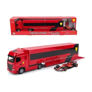 Miniatura Caminhao Ferrari SF-24 Racing Hauler Iveco S-Way 570 1/43 burago