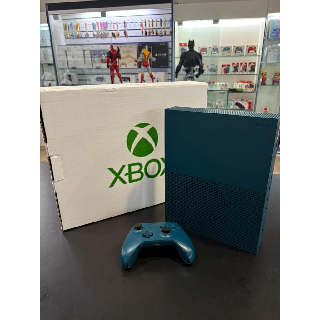 Console Microsoft Xbox One S 500 GB Azul Semi Novo com Nota Fisca