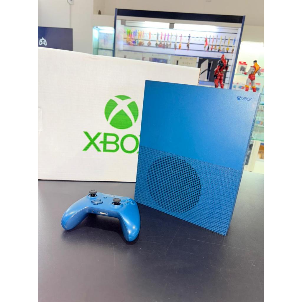 Console Microsoft Xbox One S 500 GB Azul Semi Novo com Nota Fisca