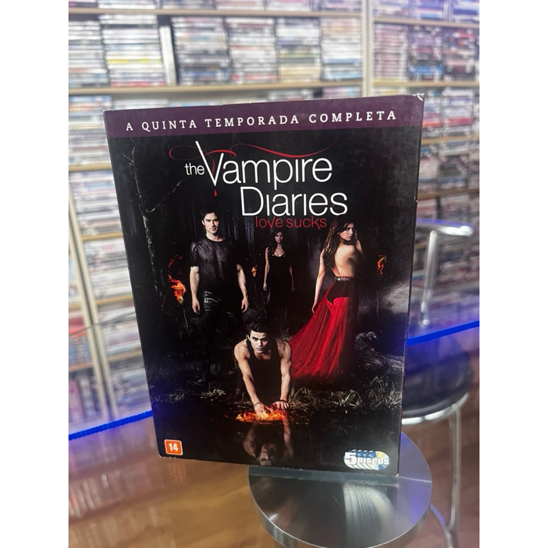 Dvd “The Vampire Diaries - A Quinta Temporada Completa” - 5 DVDs ...