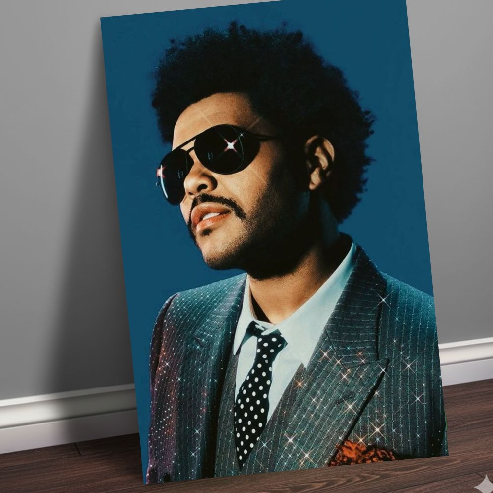 Placa Quadro decorativo MDF -The Weeknd -A4 20x28cm - Pôster Artistas ...