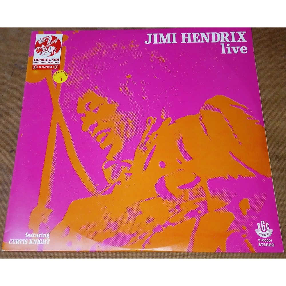 Jimi Hendrix & Curtis Knight 7インチEP Jimi Hendrix - Lp Live Featuring Curtis Knight - Som Perfeito