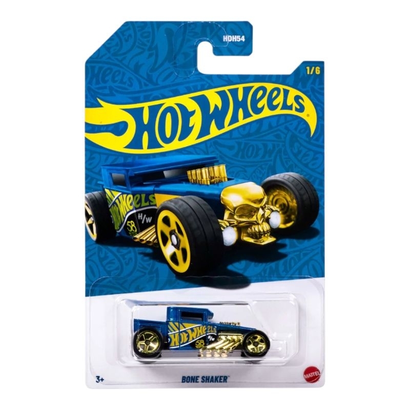 Hot Wheels Bone Shaker Edição Aniversário 58 Anos | Shopee Brasil