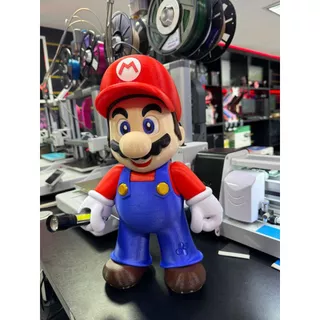 Boneco Mario Bros Colorido Impressão 3d Alta Qualidade