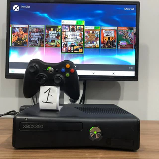 Console Xbox 360 Slim 500gb Destravado Usado Impecável + Jogos