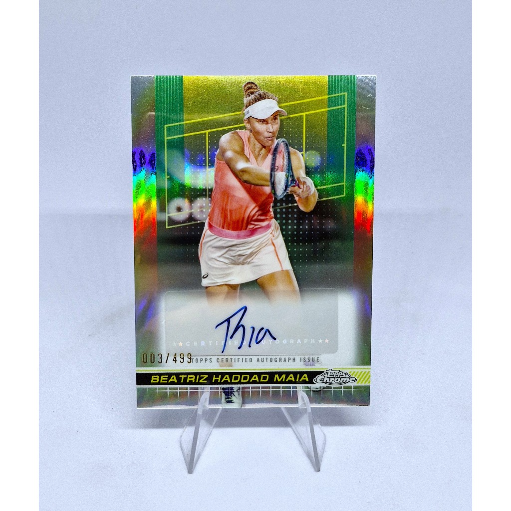 その他 Topps ty Tennis Beatriz Haddad Maia Card autografado /499 - Beatriz Haddad Maia - Topps Tennis 2024