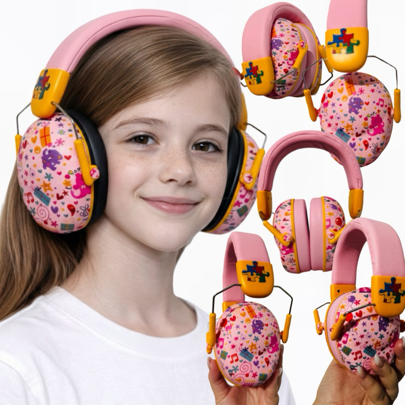 Abafador Autismo 32 db Infantil Fone Protetor de Som Ouvido Auricular ...