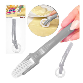 Carretilha Corta Fecha Massas Pastel Risole Plástico Prático