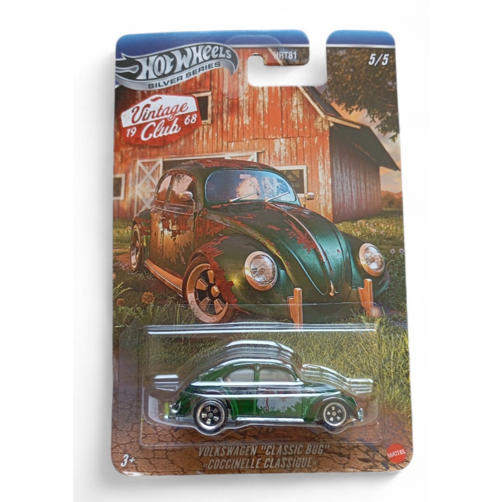Hot Wheels Volkswagen Classic Bug Fusca Vintage Club1968 | Shopee