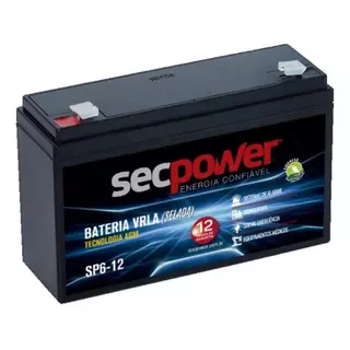 BATERIA SELADA RECARREGAVEL 6V 12AH PARA BRINQUEDOS , MOTINHAS BANDEIRANTES.