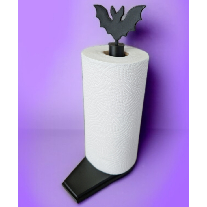 Porta Papel Toalha Exclusivo Caixão Morcego Decoração Criativa Gótico Personalizada