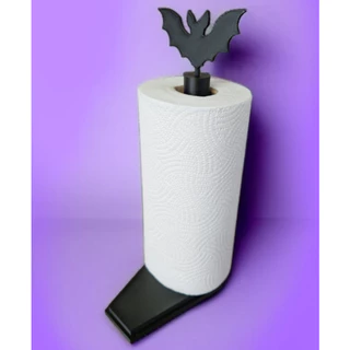 Porta Papel Toalha Exclusivo Caixão Morcego Decoração Criativa Gótico Personalizada