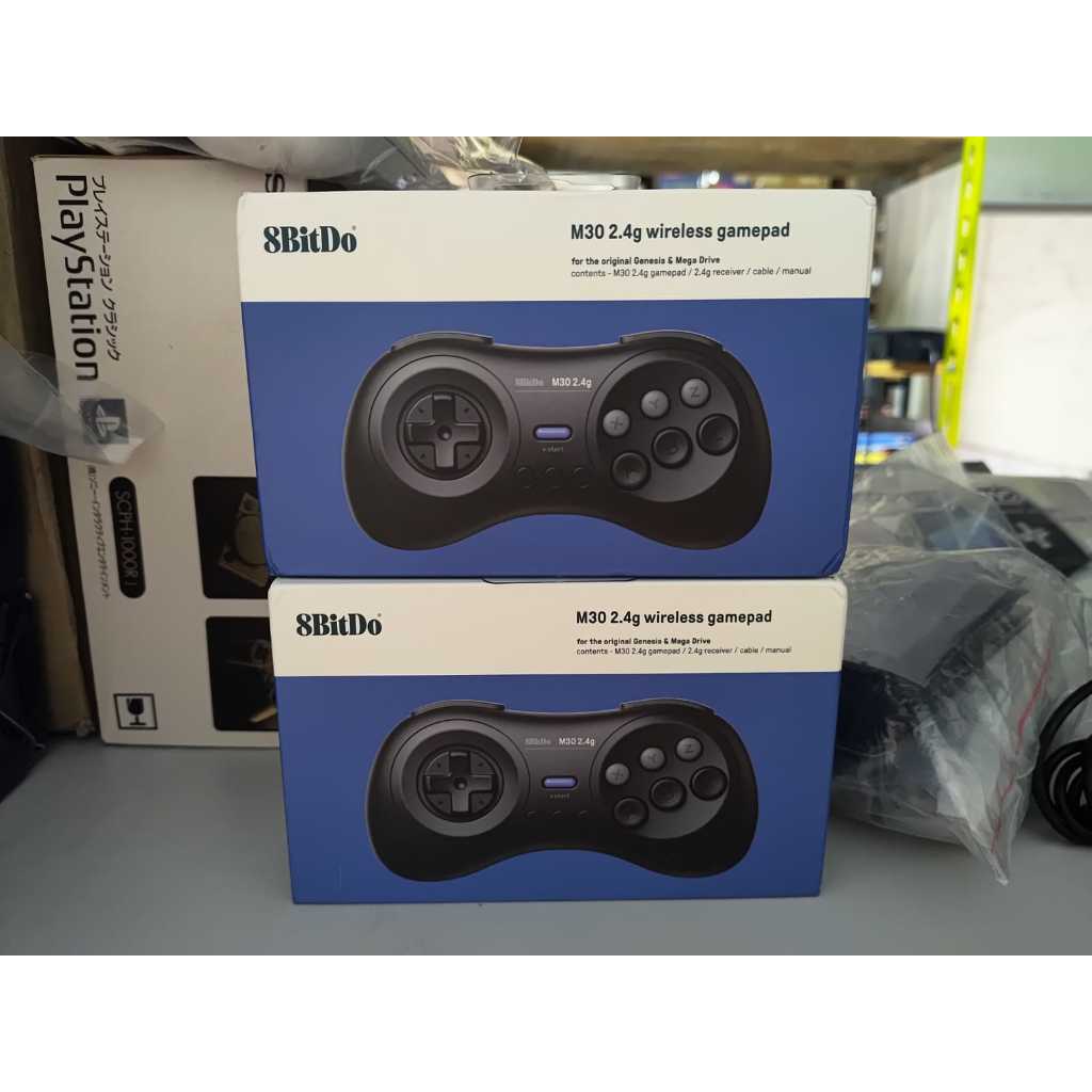 Controle 8bitdo M30 Sem Fio Sega Mega Drive / Master System | Shopee Brasil