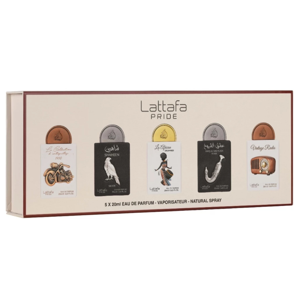 Kit Perfume Lattafa Pride Gift Set Box Eau de Parfum Unissex