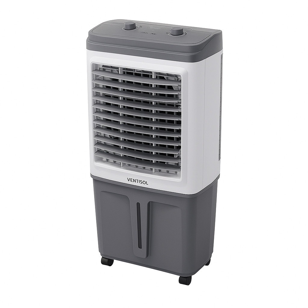 Climatizador de Ar Ventisol Portátil Turbo Clin 60 Pro CLIN60PRO-02, 60 Litros, 150W, Branco/Cinza