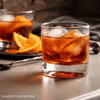 Copo De Whisky De Vidro Amassadinho Elegante Uísque 250ml Resistente Bar Lanchonete