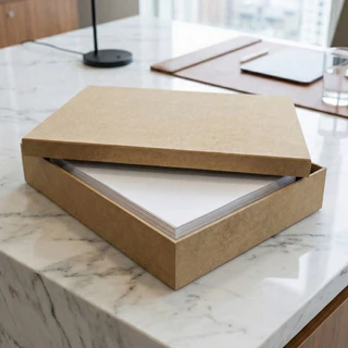 Caixa Organizadora em MDF 3mm 31x24x6 cm | Ideal para Folhas A4, Documentos, Arquivos e Personalizados em Oferta na Shopee
