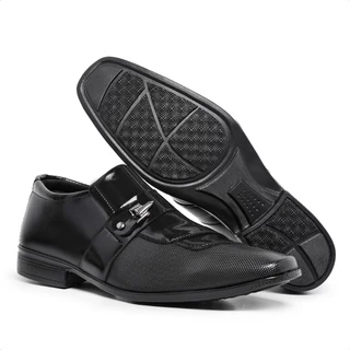 Kit Sapato Social Vérez Masculino Com Carteira Cinto E Relógio Ponteiro 837VP