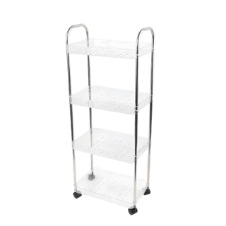 Carrinho Multiuso Conthey 4 Prateleiras Acrílico Rodínhas em Oferta na Shopee