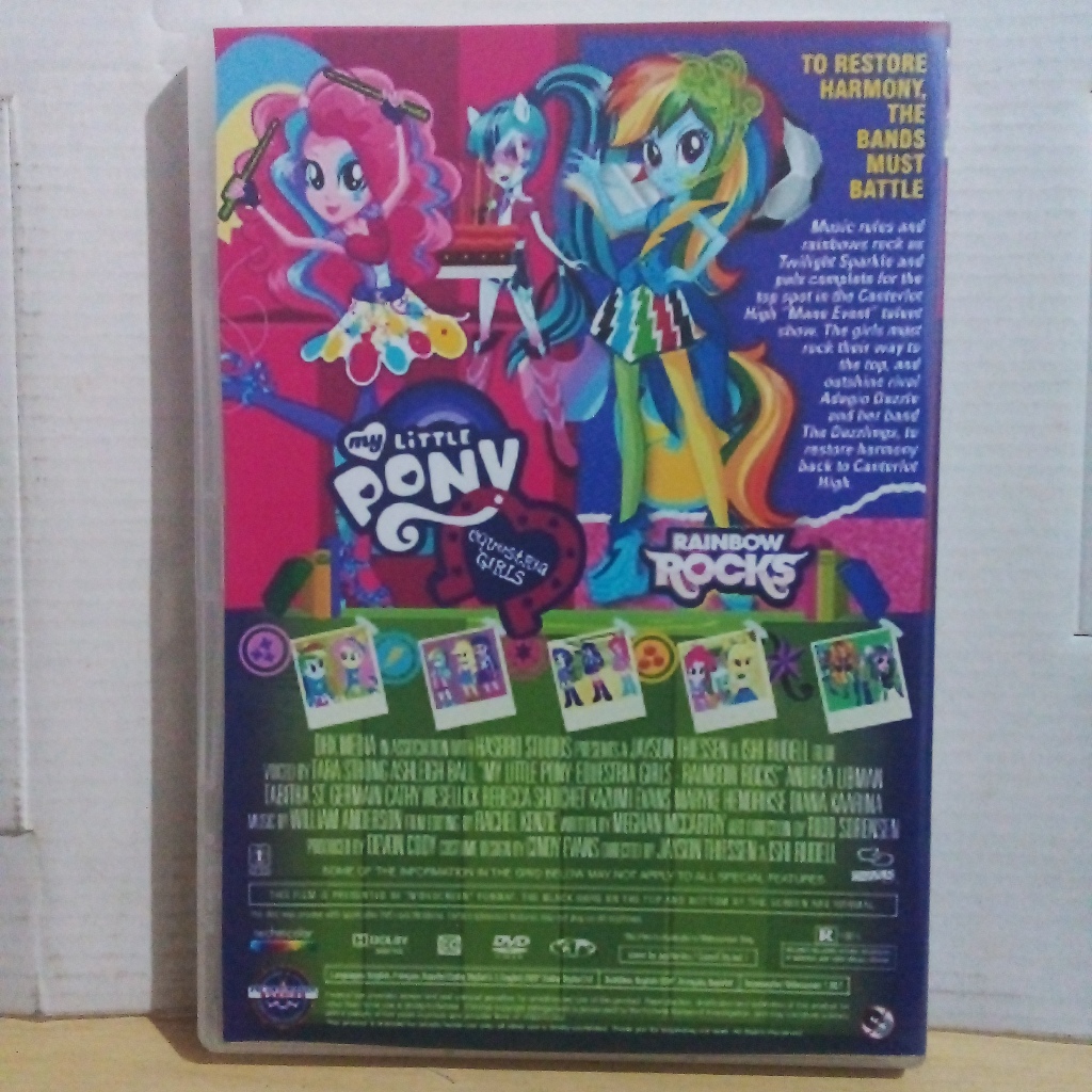 DVD My Little Pony: Equestria Girls Rainbow Rocks 2014 Dublado HD1080p ...