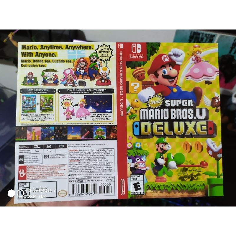 new super mario bros u deluxe switch shopee em Promoção na Shopee