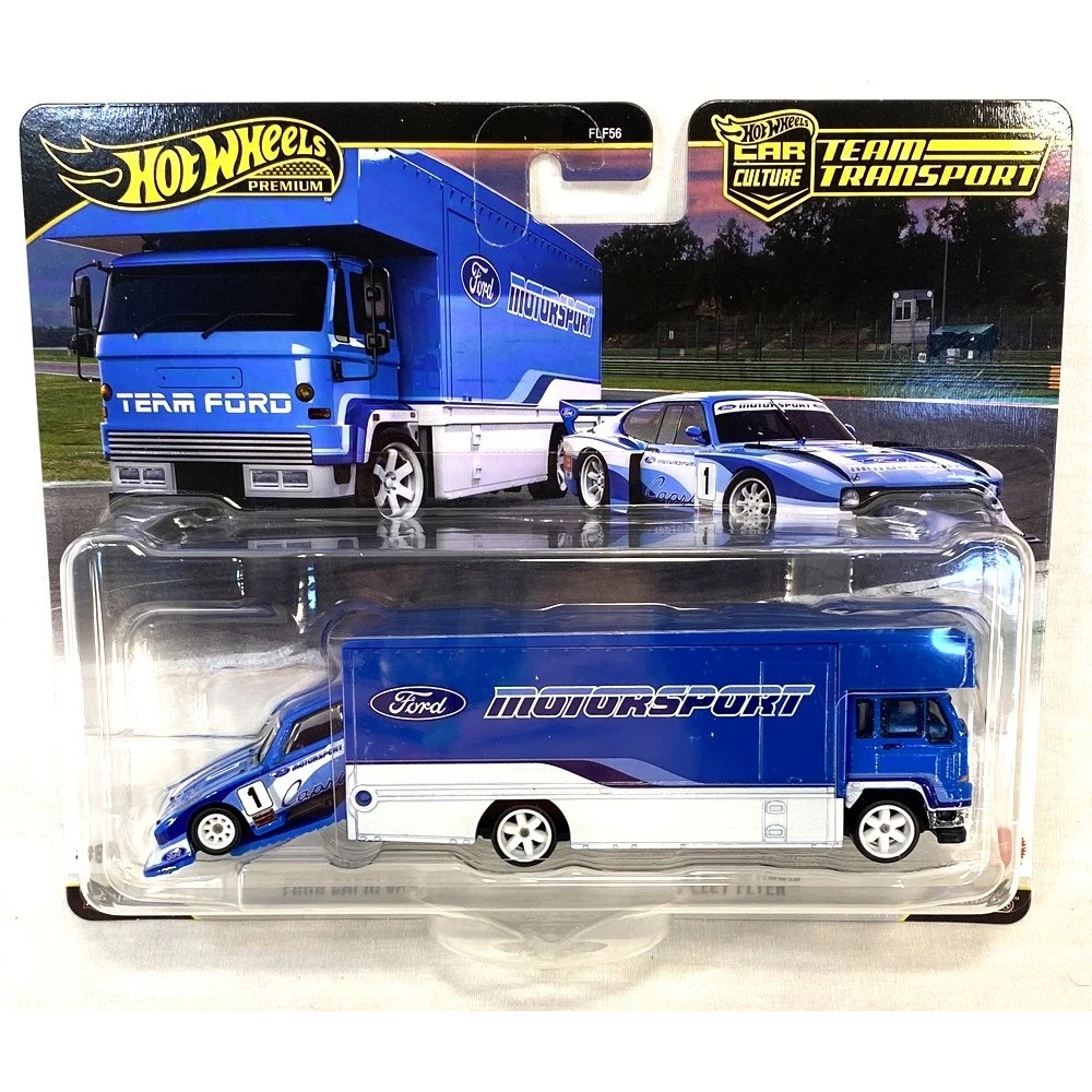 ミニカー R065 Hot Wheels PREMIUM TEAM TRANSPORT Hot Wheels Premium Team Transport Car Culture Carrinho + Caminhão