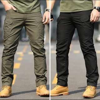 Calça Cargo Masculinas Táticas Militares X7 Com Vários Bolsos Tática À Prova Dágua