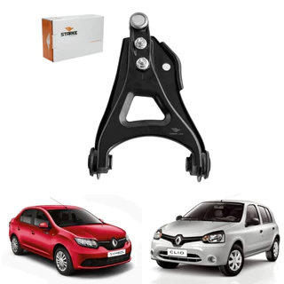 Bandeja Inferior Completa Bucha Pivô Lado Esquerdo Clio Symbol 2005 A 2016 em Oferta na Shopee