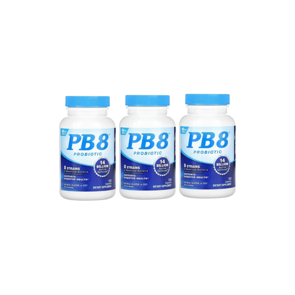 KIT 3 Probiótico PB8 120 cápsulas Envio Rápido | Shopee Brasil