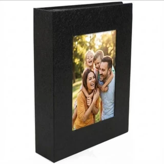álbum de fotografia para fotos 10x15 capacidade 100 fotos com proteção anti=mofo com foto na capa