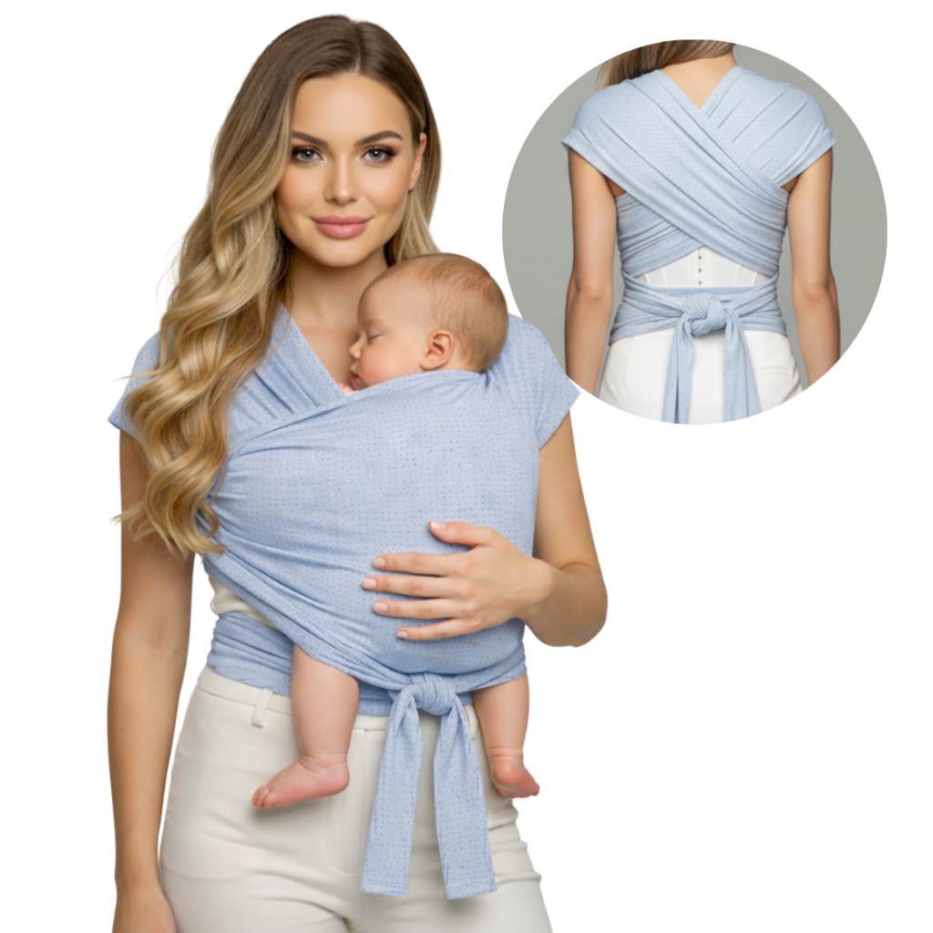 Canguru Sling De Bebe Carregar Recem Nascido Dry Fit Furadinho Premium ...