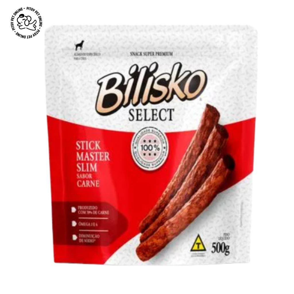 Bifinho Para Cães Palito Fino Sabor Carne 500g Bilisko em Oferta na Shopee