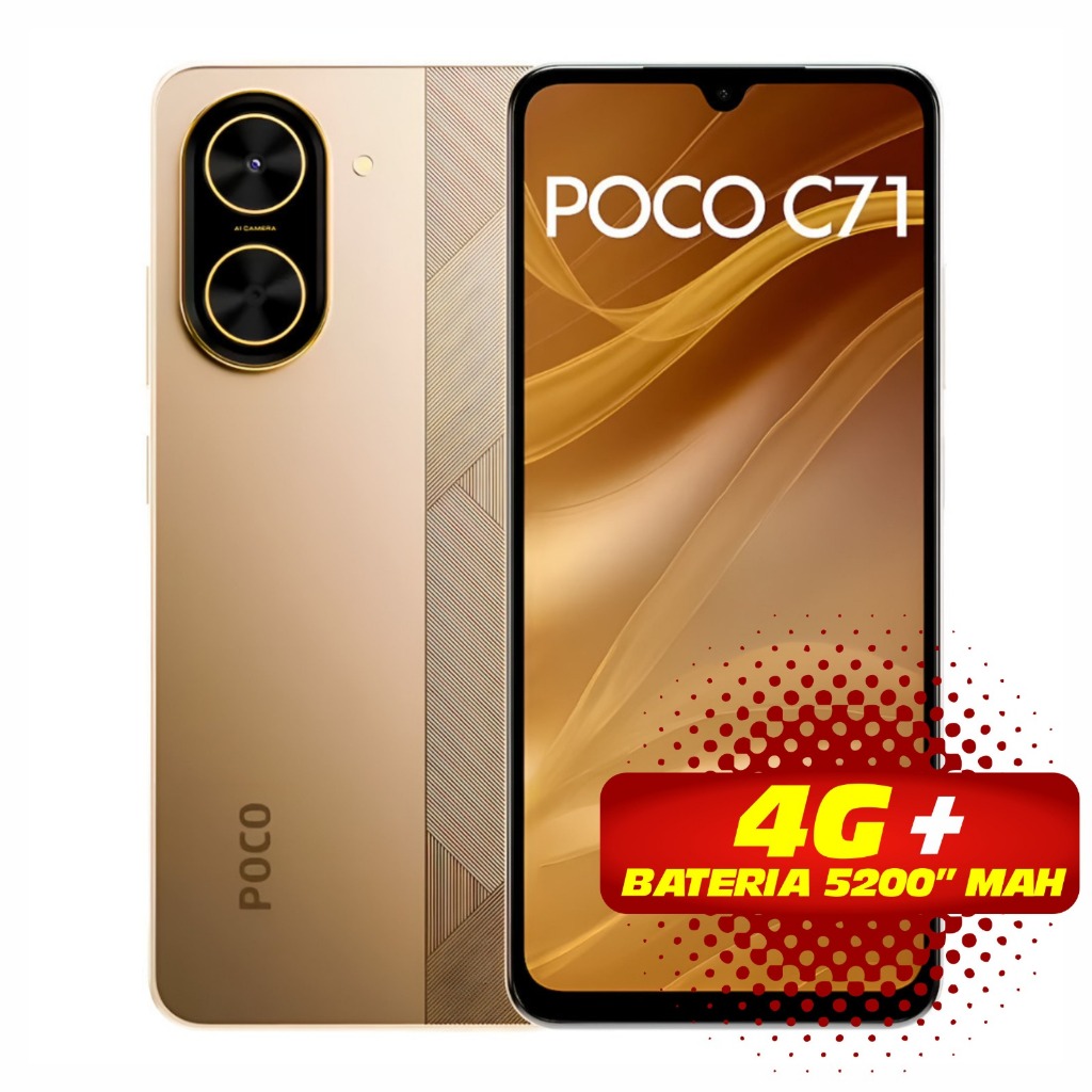 Celular Xiaomi Poco C71 128GB/ 64GB Dual Sim GLOBAL LACRADO