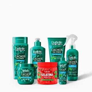 Kit Cachos da Onda + Gelatina Jujuba Dabelle Hair - 7 Produtos em Oferta na Shopee