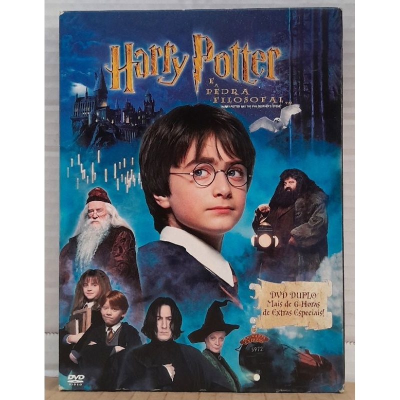 Dvd Harry Potter e a Pedra Filosofal - Edição Digipack - DVD Duplo C ...