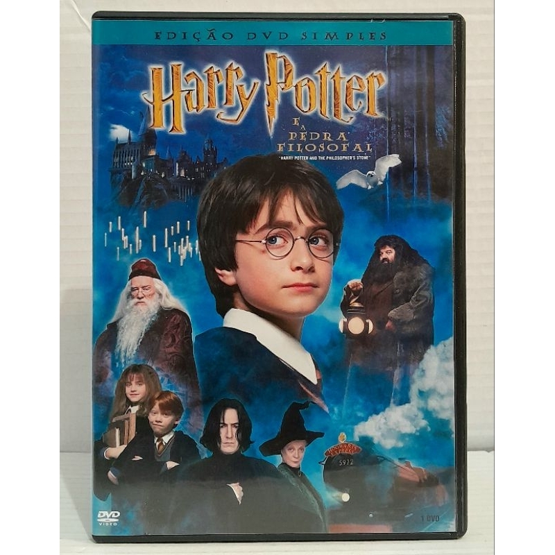 Dvd Harry Potter e a Pedra Filosofal - DVD Simples - Original Usado ...